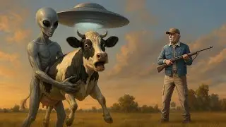 Heroic Rescue Saves Cows from Alien Abduction - Alien Mystery on the Farm Revealed!