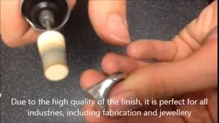LY128 Pendant motor with G-Clamp showing polishing and paint stripping