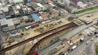Obras de TM por la AV. 68 - Puente de Venecia (3 de Noviembre 2025)