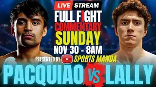 🔴JIMUEL PACQUIAO VS BRENDAN LALLY  Full Fight Commentary │ Lightweight Bout
