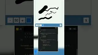 ✍️ drawing-app project with html css and js code | html css and js project #shorts