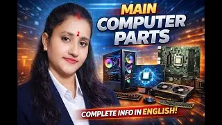 Parts of #computer || #parts of computer with english name for #kindergarten