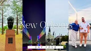 NEW ORLEANS DAY FOUR | Louis Armstrong Park, Mississippi River, Paddleboat Jazz Cruise