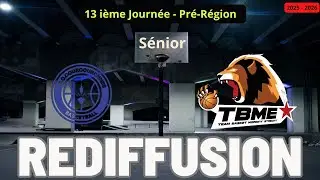 13 i&egrave;me Journ&eacute;e Pr&eacute;-R&eacute;gion S&eacute;nior Courcouronnes Vs TBME.[BASKET ESSONNE]