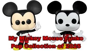 My Mickey Mouse Funko Pop Collection of 2025