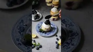 Mini Blueberry Cheesecakes❤️ #food