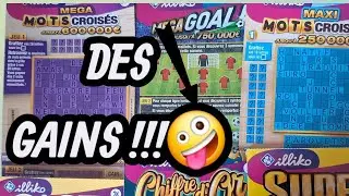 GRATTAGE FDJ!  GROS LOTS !? TICKETS AU RENDEZ-VOUS!?😁😇🤗😶!!!