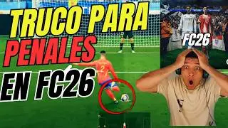 TRUCO PARA PENALES FC26 IMPORTANTÍSIMO SABERLO 😁😁😁