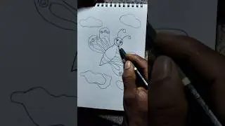 How to draw a titlii🦋 drawing, ., ., ., .titli drawing #lesson #art #simple #drawing #🦋
