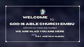 MONDAY:BUSINESS PRAYER MEETING||  GOD IS ABLE CHURCH,GIKUURI~EMBU || 12-01-2026
