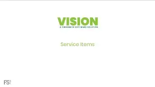 Service Items