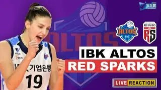 🔴LIVE VOLI KOREA IBK ALTOS VS RED SPARKS - ROUND 3