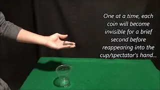 Invisible Coins (Impossible Coins Across)|Metal 4 By Eric Jones|Studio Performance
