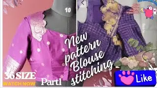 # trending blouse designs stitching part1#blouse designs # new pattern neck#blouse #trending blouse 