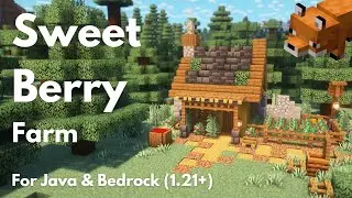 SWEET BERRY FARM | Minecraft Tutorial | Java & Bedrock [1.21+]