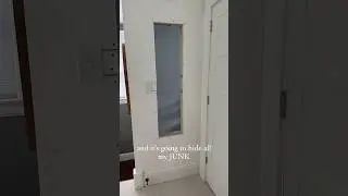 Creating hallway storage from an odd layout