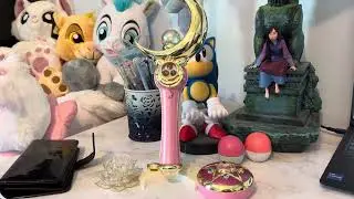 Sailor Moon proplicas Moon Stick and Crystal Star compact