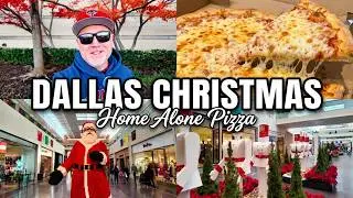 Рождество в торговом центре NorthPark Center и обед в пиццерии Little Nero's Pizza.