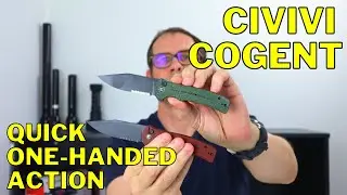 Быстрый одноручный флиппер с блокировкой кнопки | Civivi Cogent