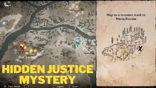 Hidden Justice & Map to a treasure stash in Murmiliacum [Wretched Scythe]: Assassin's Creed Valhalla