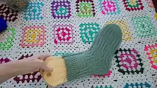Носочки в наличии. Плед. Пряжа.