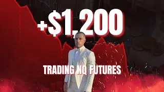 How I Made $1,200 Today Trading NQ Futures (I missed an entry too)