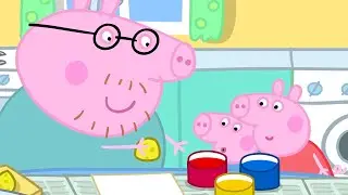 Peppa Pig em Portugu&ecirc;s: Fazendo Arte e Brincando de DIY! 🎨👸 Desenhos Animados