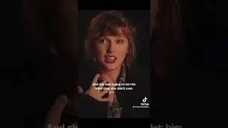 Taylor talking about the folklore love triangle #shorts #taylorswift #swifties