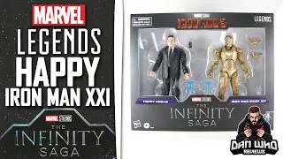 Marvel Legends Happy Hogan & Iron Man Mark 21 (The Infinity Saga) Review