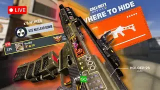 🔥 CODM NOWHERE TO HIDE MADNESS | 5X MVP STREAK | 3 NUKES | 40+ KILLS | WinGO LIVE!