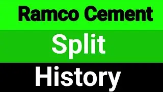 Ramco Cement share split history || Ramco Cement stock split history