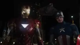 Iron Man's Entrance - The Avengers (Iron Man meets Captain America)