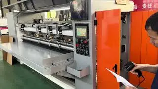 China Intelligent NC slitter creaser machine for corrugated board I fast order change slitter scorer
