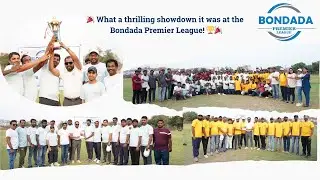 Bondada Premier League Full Match Highlights | CMD Dr. BRR's Speech | Bondada Group