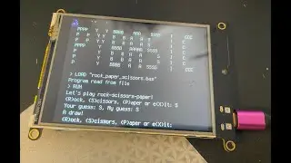 Запуск PyBasic на PyPortal с использованием CircuitPython!