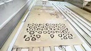 Stone jali work complete #cnc #machine