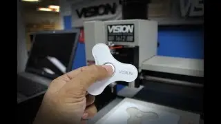 Making a Fidget Spinner on the Vision 1612 Pro Engraving Machine