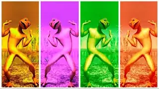A Battle of Colors in Alien Dance #4