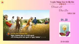 GXMV-TT THÁNH LỄ THỨ  BA -TUẦN II.TN.NĂM A-04h:30-20.1.2026-TẠI GIÁO XỨ MỸ VÂN -GIÁO HẠT LẠC AN.