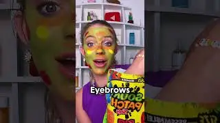DOING MY MAKEUP USING SOUR PATCH KIDS⁉️ *bad idea*