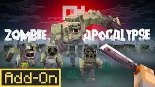 BEST ZOMBIE ADD-ON YET!? | ZOMBIE APOCALYPSE Add-On Showcase | Minecraft Marketplace