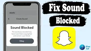 How to fix sound blocked on snapchat iPhone