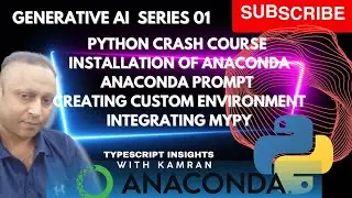 Python crash course 01: Installation of anaconda, creating a custom environment and integrating mypy
