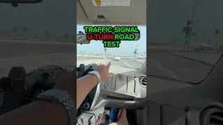 How to Make a U-Turn ✅ In Dubai 🇦🇪 #driving #drive #drivinglessonsforbeginners #automatic