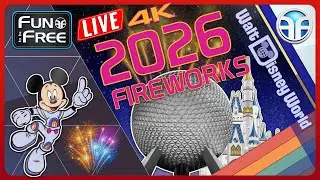 🔴 Walt Disney World LIVE Stream: Magic Kingdom 2026 + EPCOT at Night (Fireworks?)