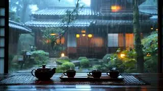 The soothing sound of rain is the music played by nature, Helps relax and sleeping
