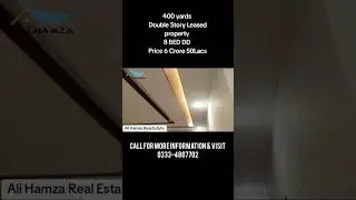 400 Yard independent house Double Story 8 BED DD For Sale Kaneez Fatima Society 16A Call 03334807702