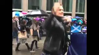 Sam Heughan at NY Tartan Parade 2016