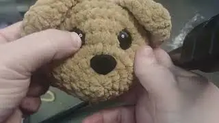 How to needle sculpt a crochet plushy eyes. How to make better amigurrumi  #tutorial