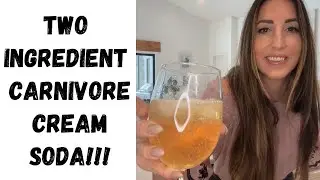 Two ingredient, carnivore cream soda!